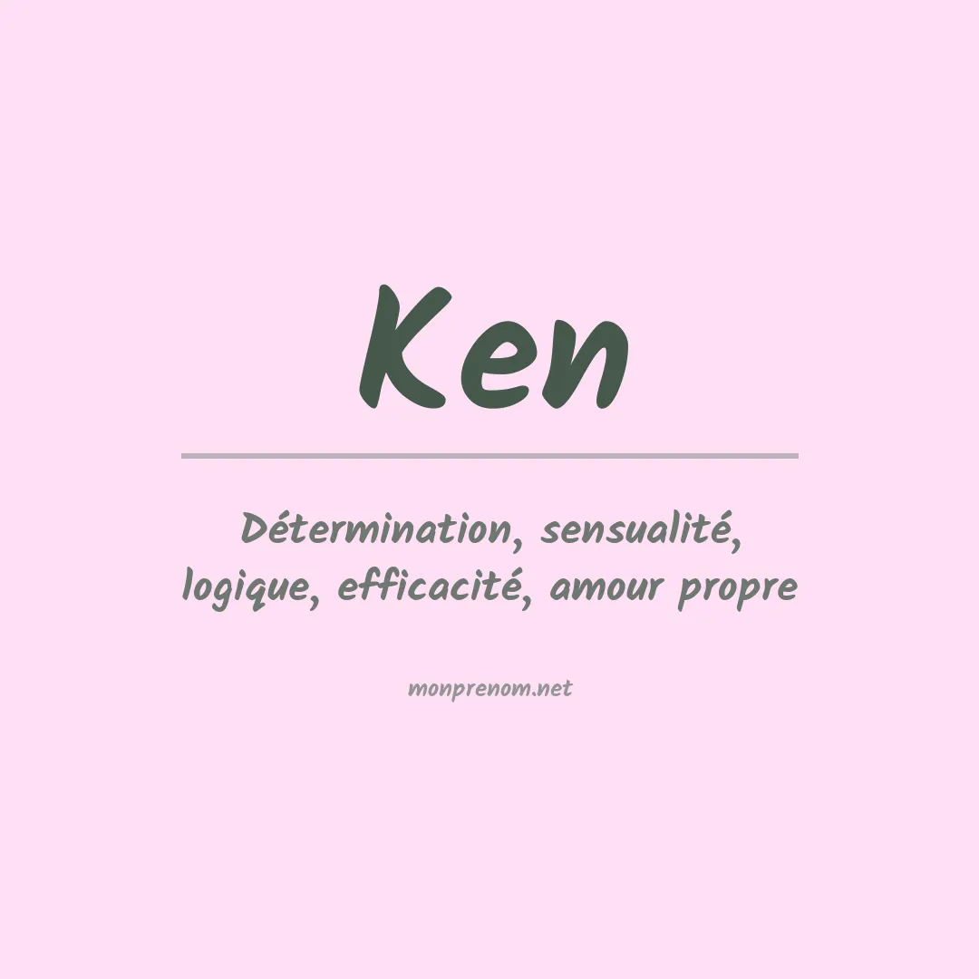 Signification du Prénom Ken