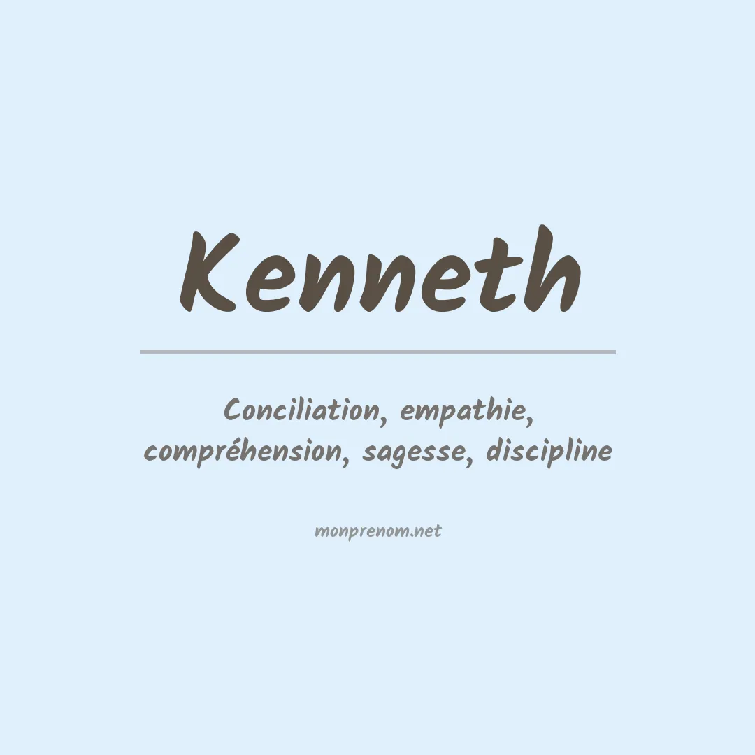 Signification du Prénom Kenneth