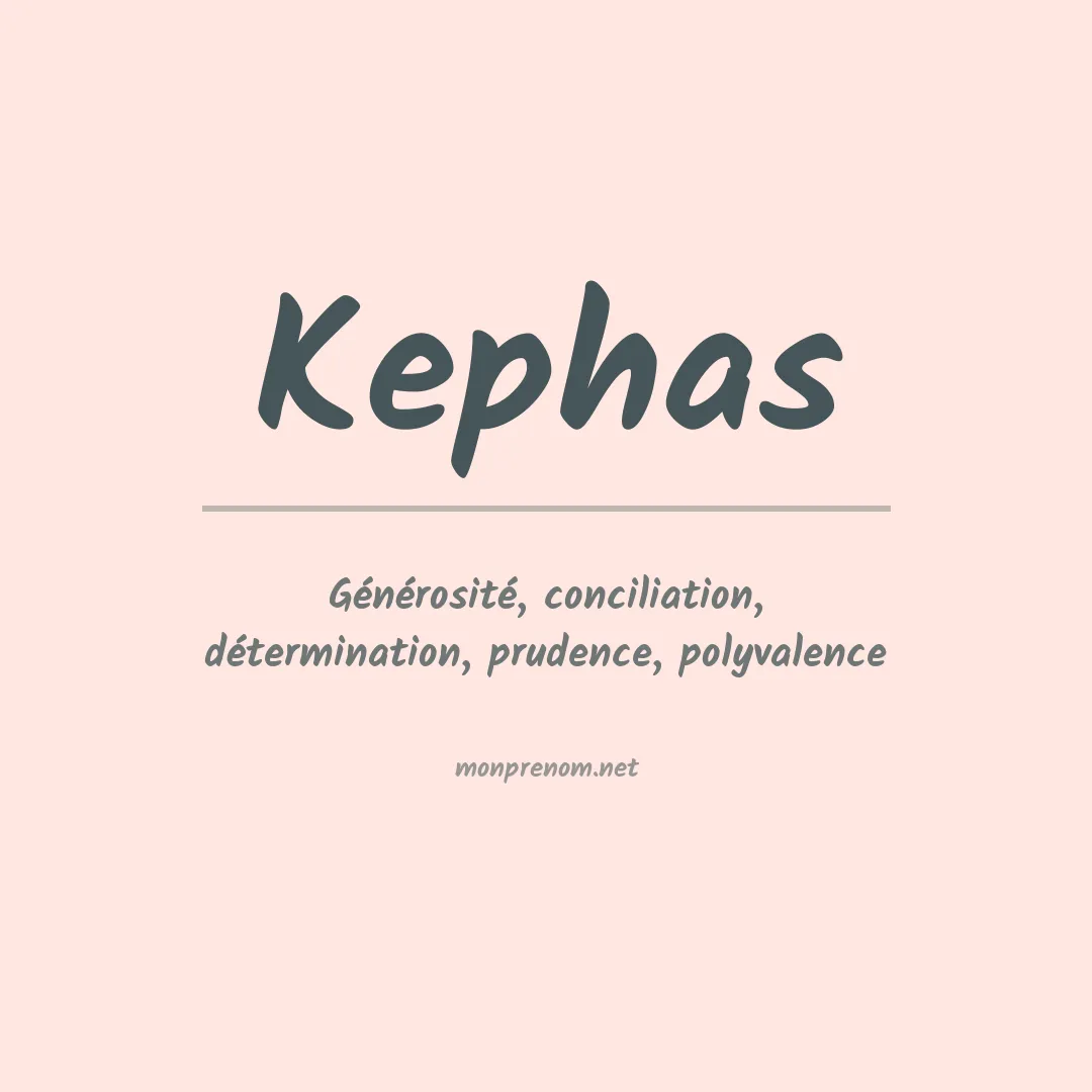 Signification du Prénom Kephas Signification du Prénom Kephas