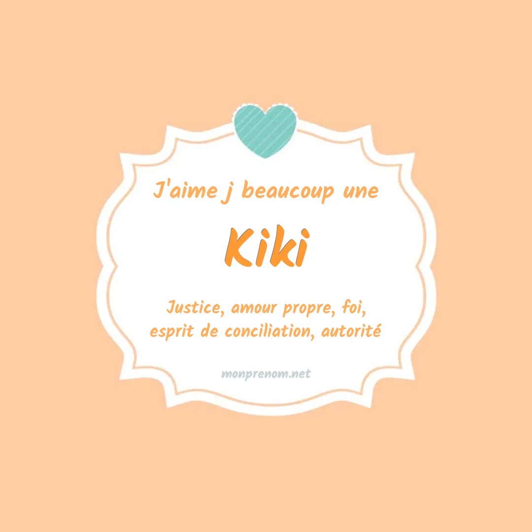 j'aime beaucoup Kiki