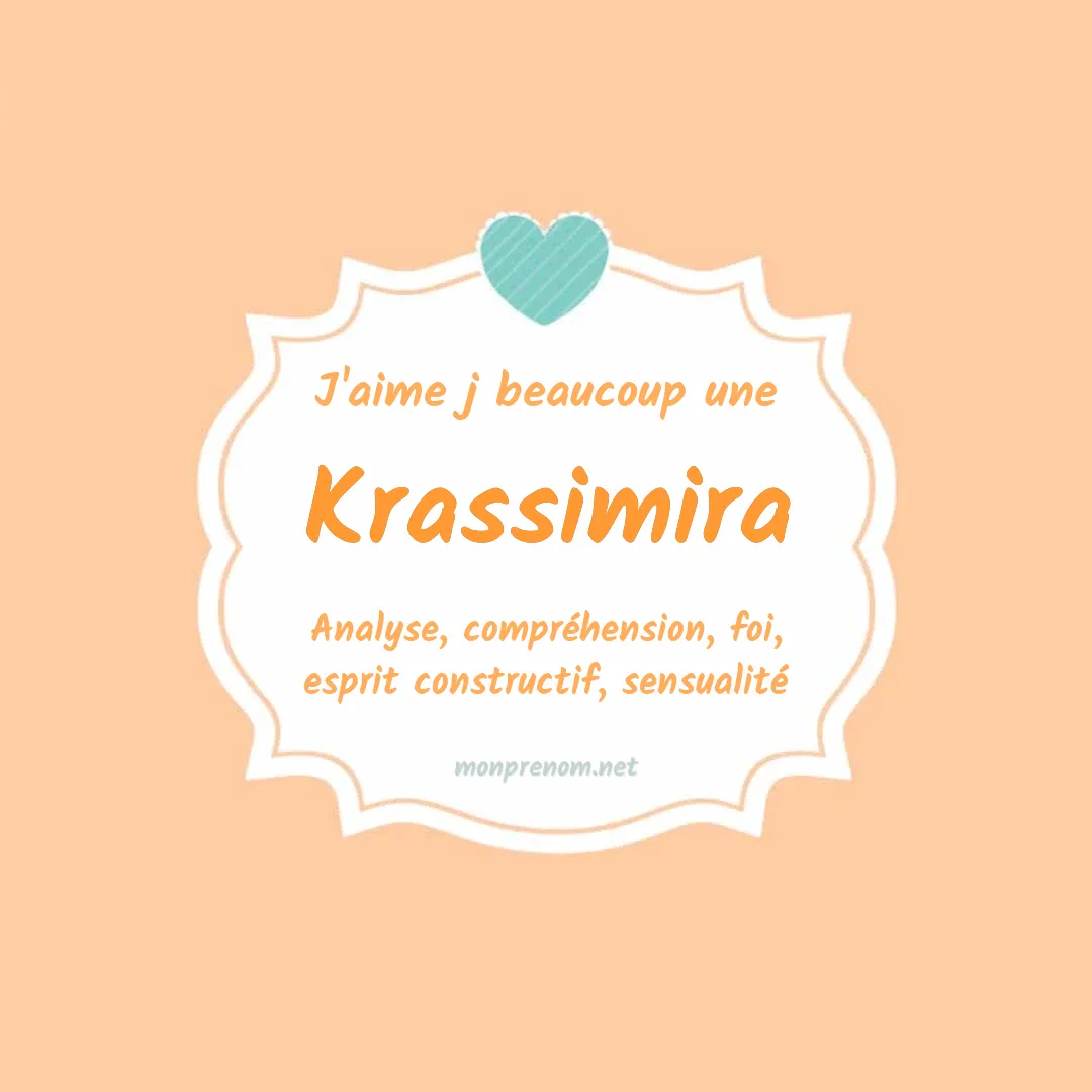 j'aime beaucoup Krassimira