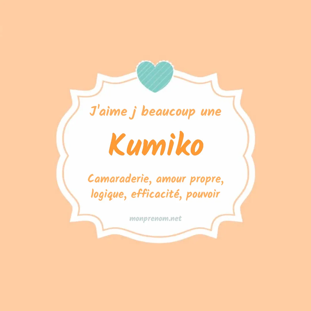 j'aime beaucoup Kumiko