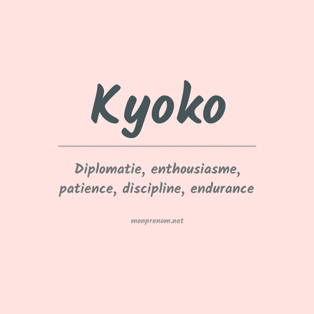 PrénomKyoko