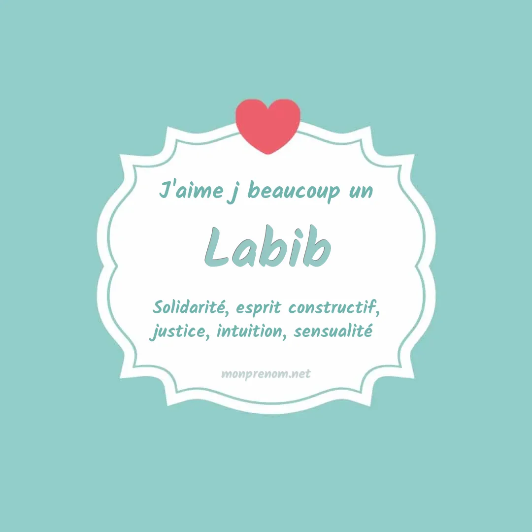 j'aime beaucoup Labib