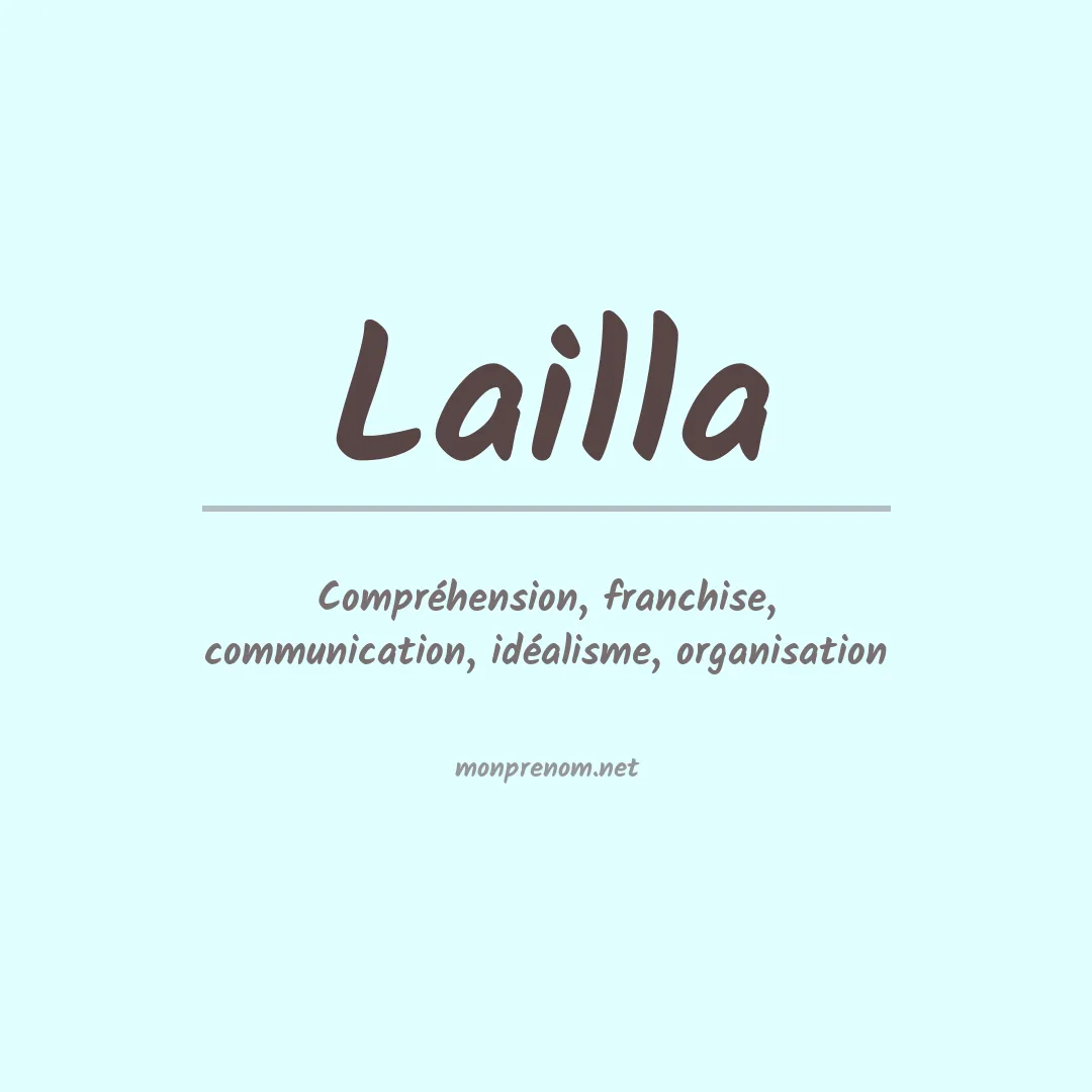 Signification du Prénom Lailla