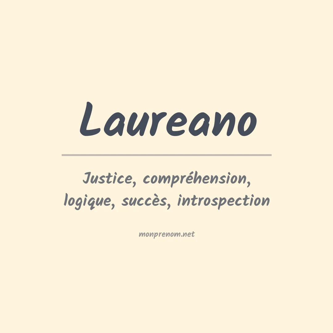 Signification du Prénom Laureano