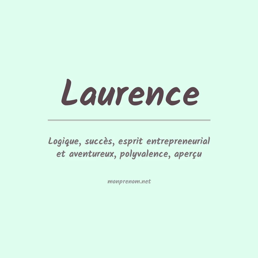 Signification du Prénom Laurence