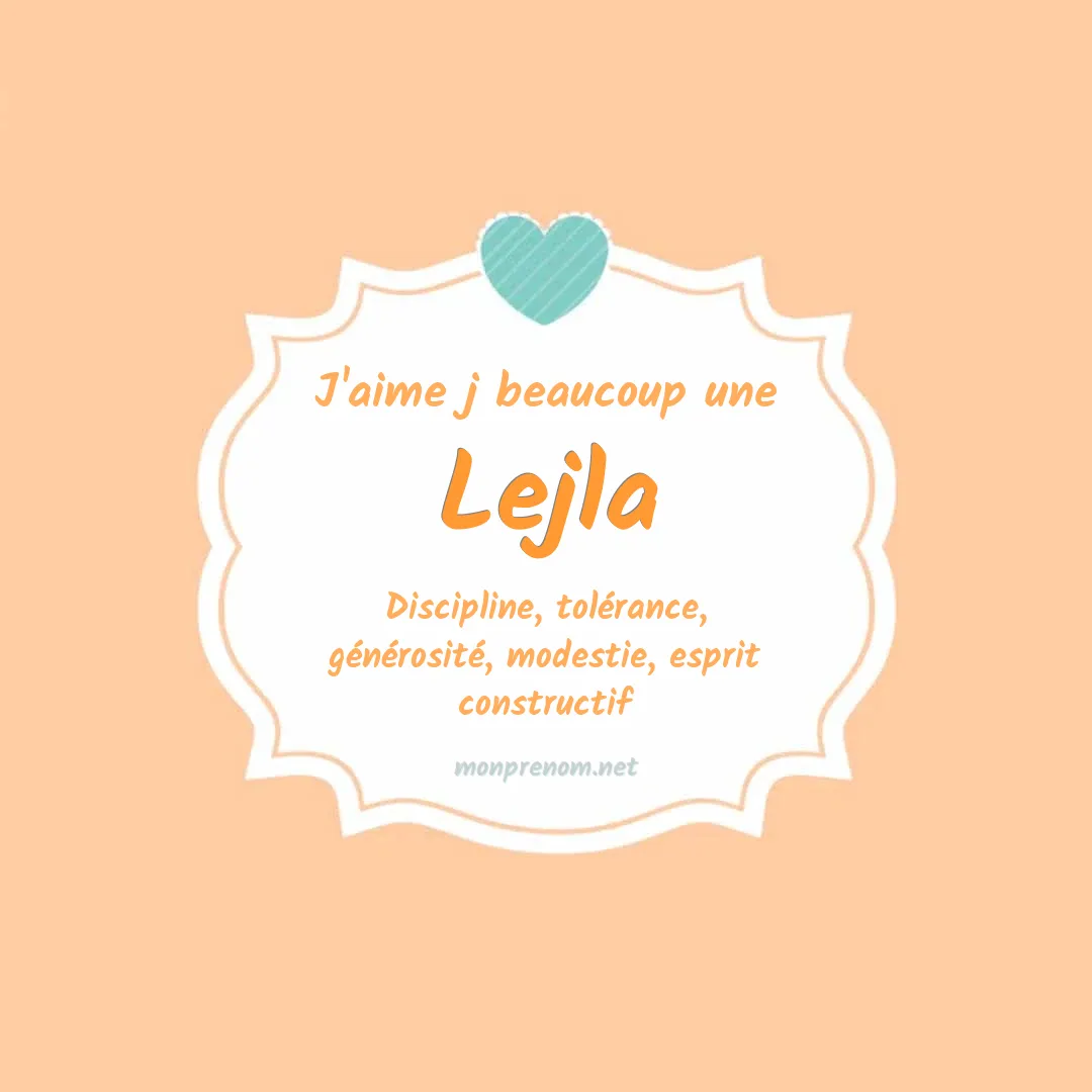 j'aime beaucoup Lejla
