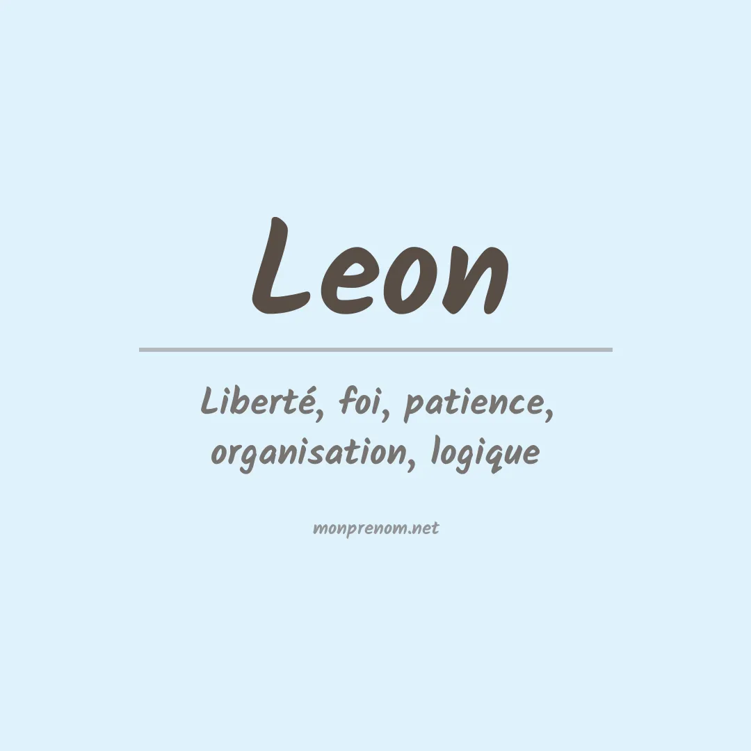 Signification du Prénom Leon