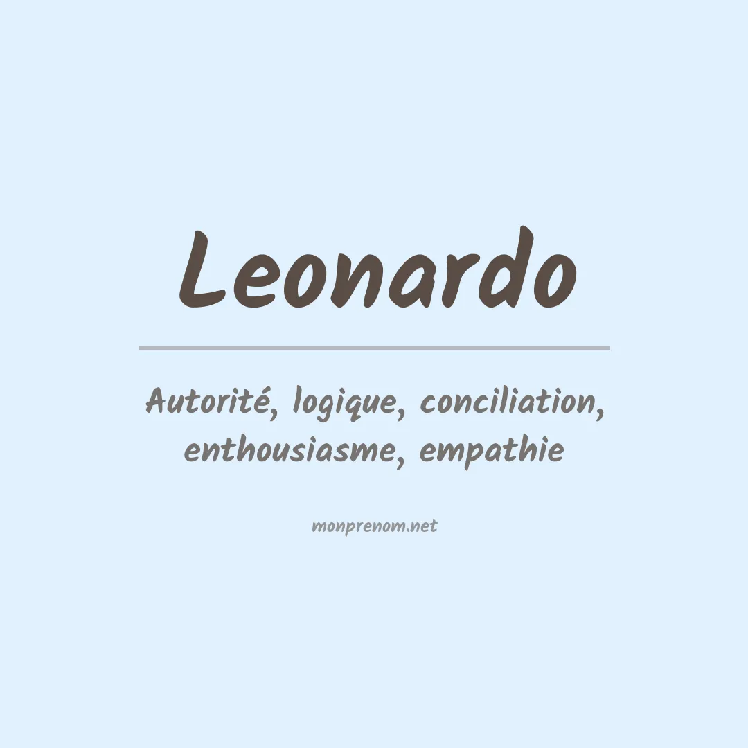 Signification du Prénom Leonardo