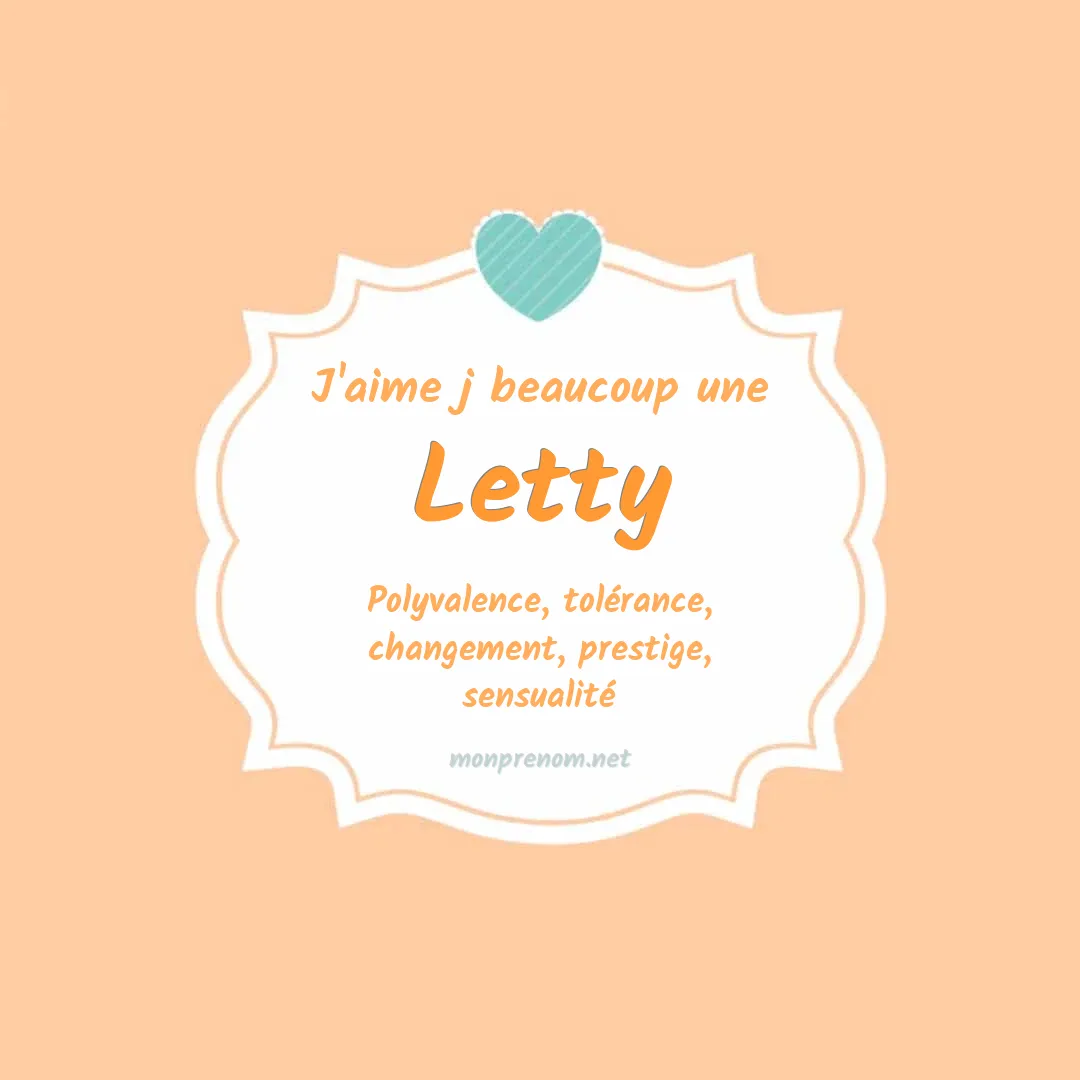 j'aime beaucoup Letty