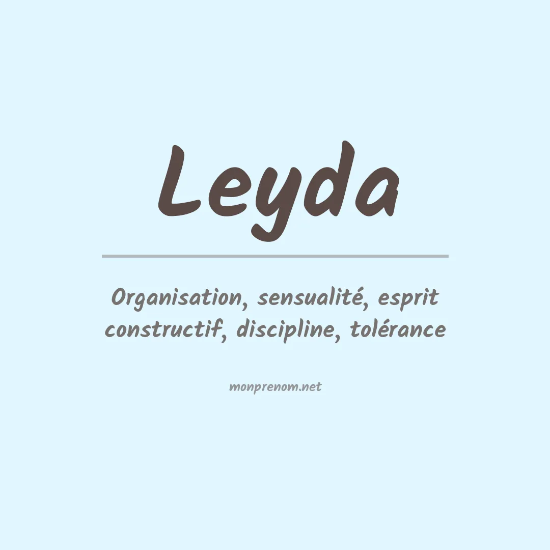 Signification du Prénom Leyda