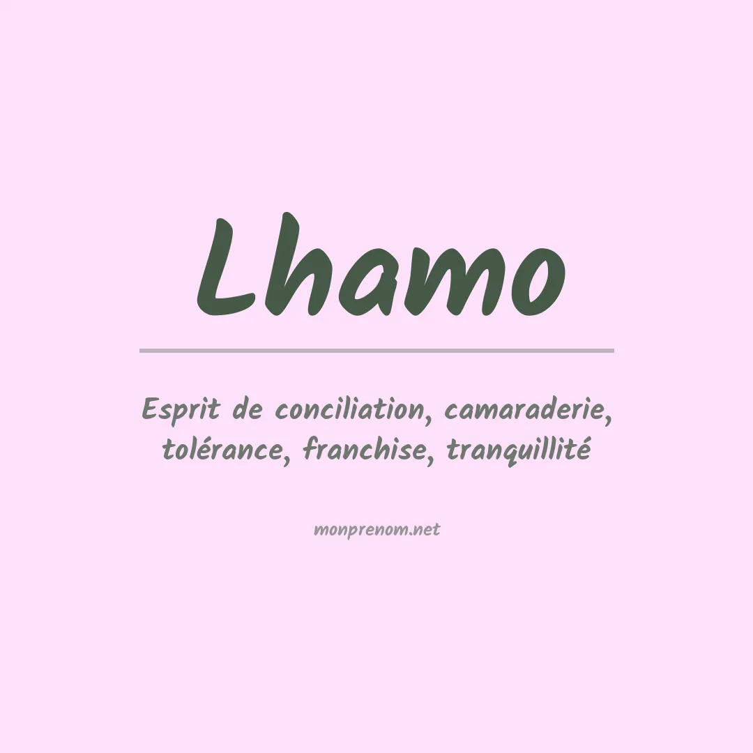 Signification du Prénom Lhamo Signification du Prénom Lhamo