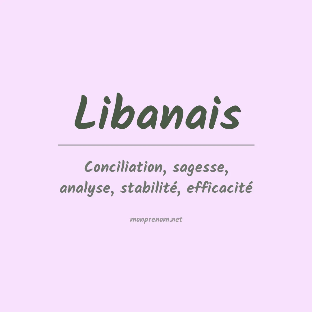 Signification du Prénom Libanais Signification du Prénom Libanais