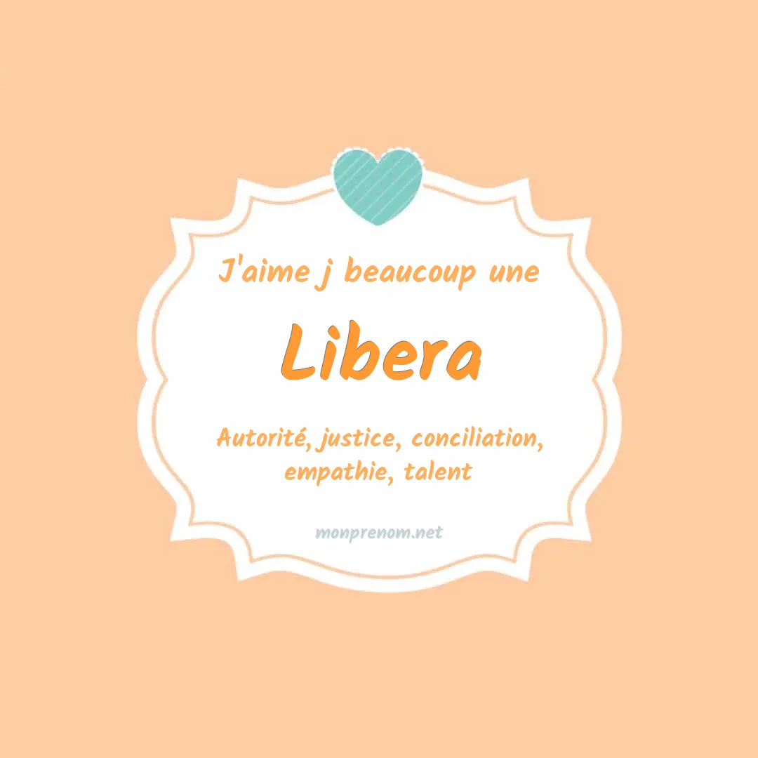 j'aime beaucoup Libera