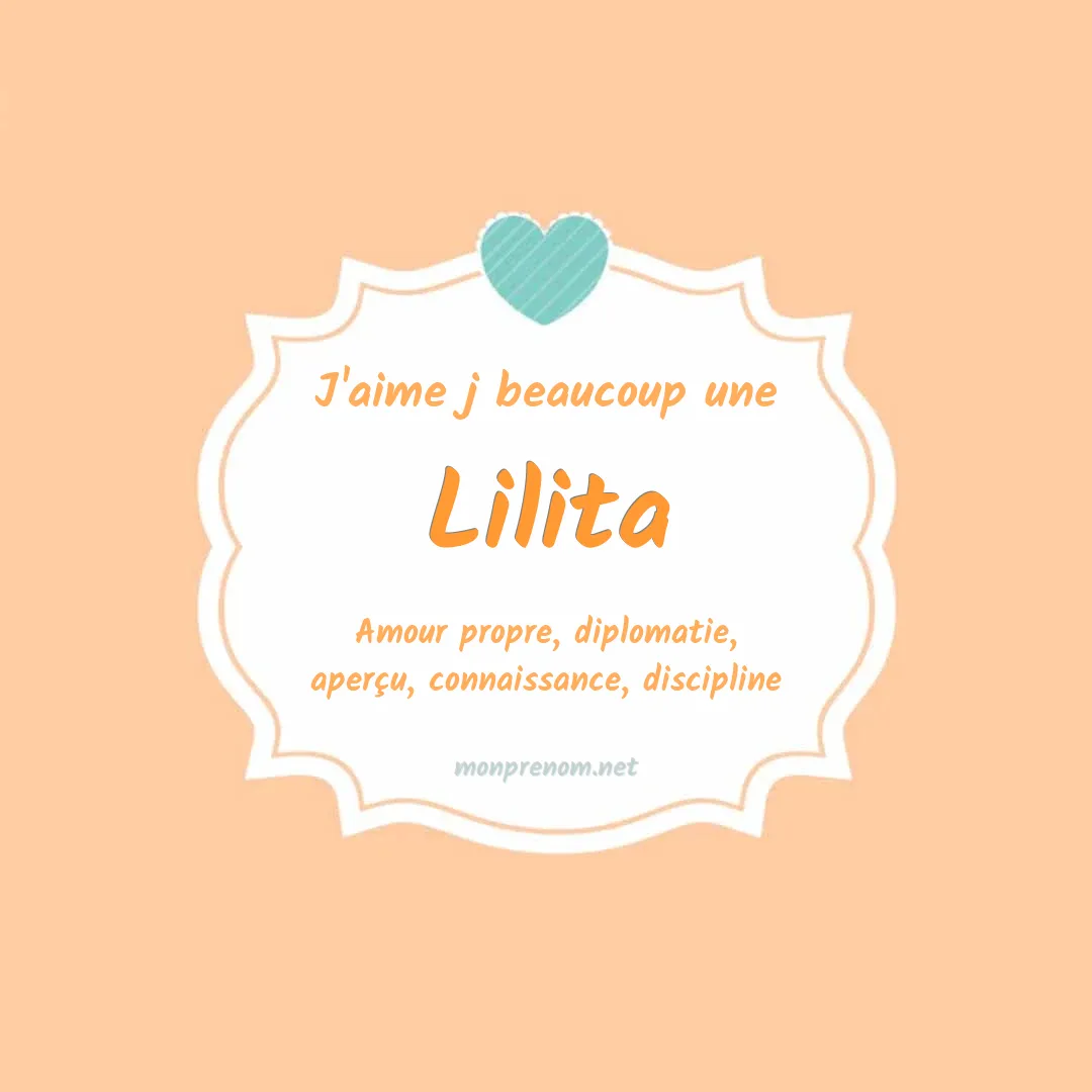 j'aime beaucoup Lilita