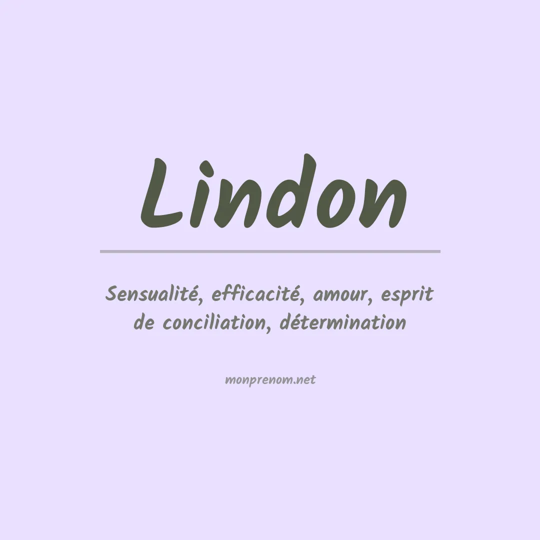 Signification du Prénom Lindon