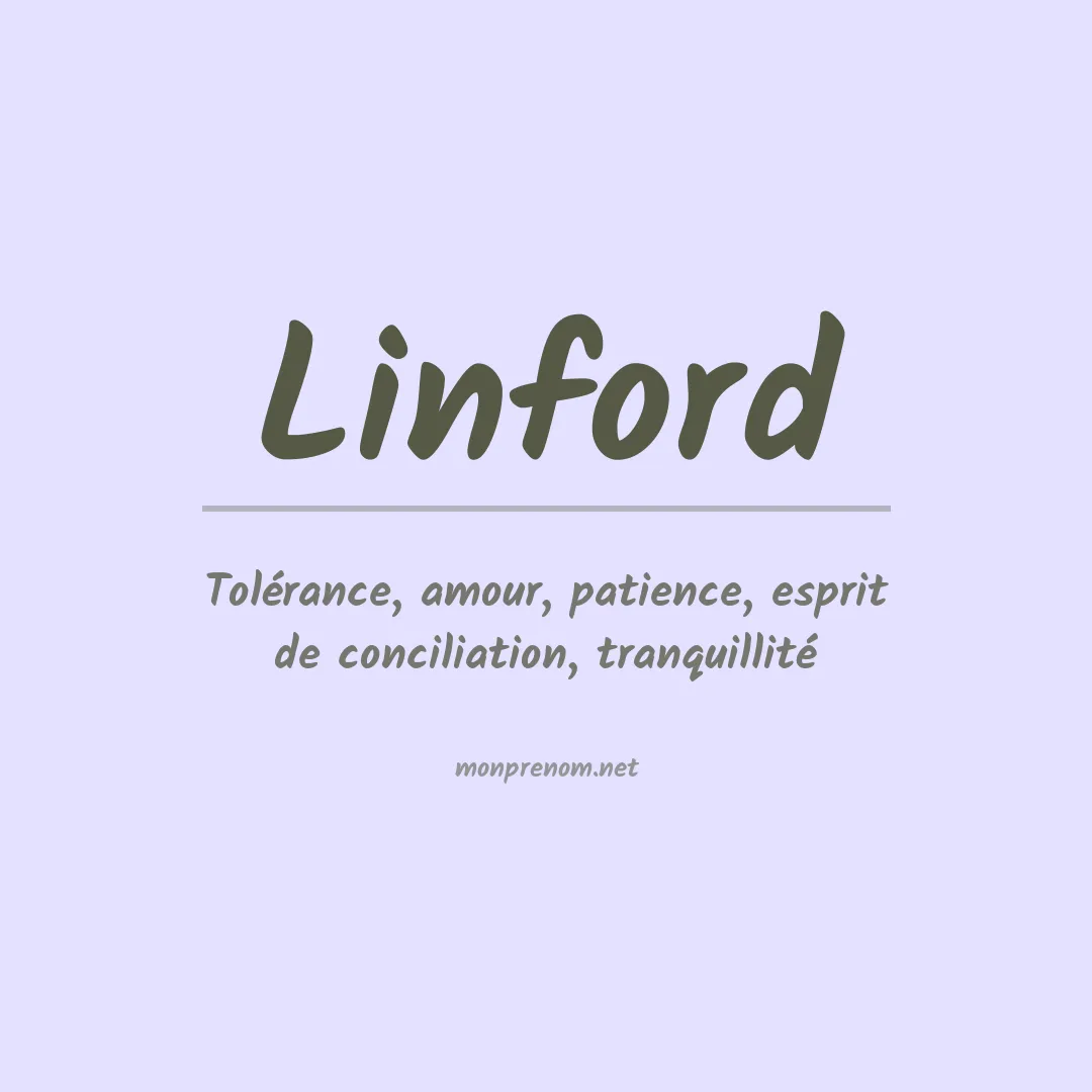 Signification du Prénom Linford