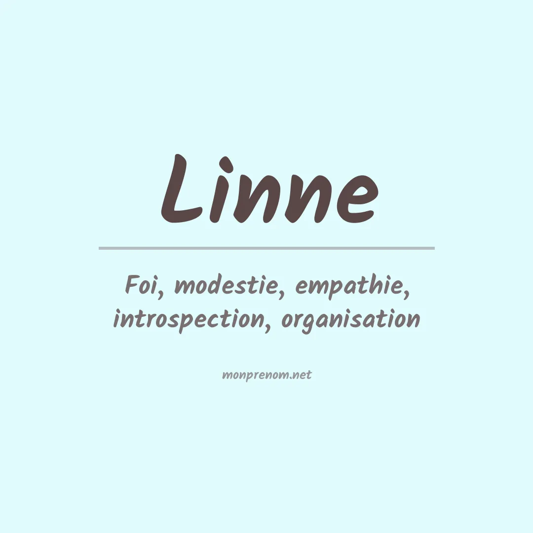 Signification du Prénom Linne