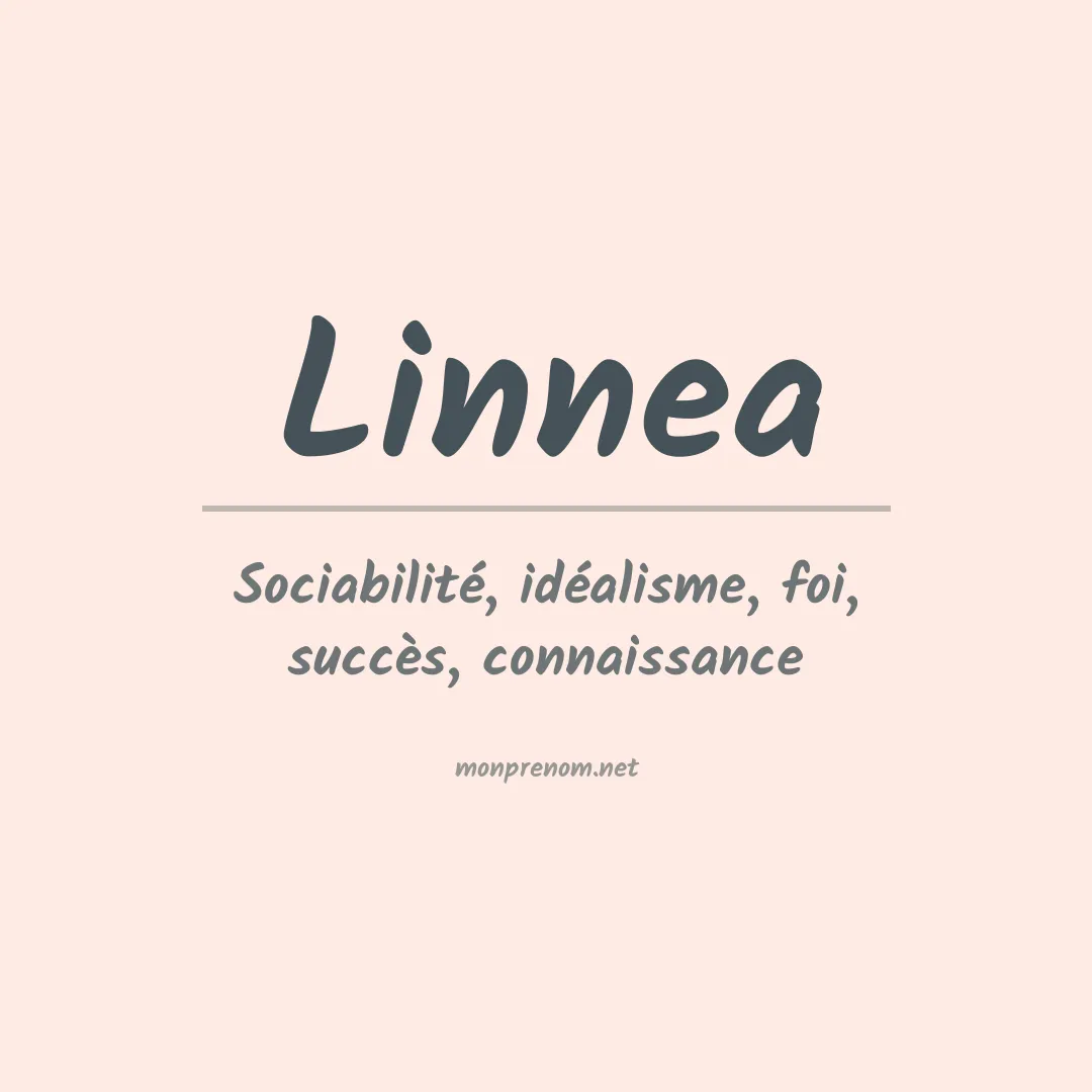 Signification du Prénom Linnea Signification du Prénom Linnea