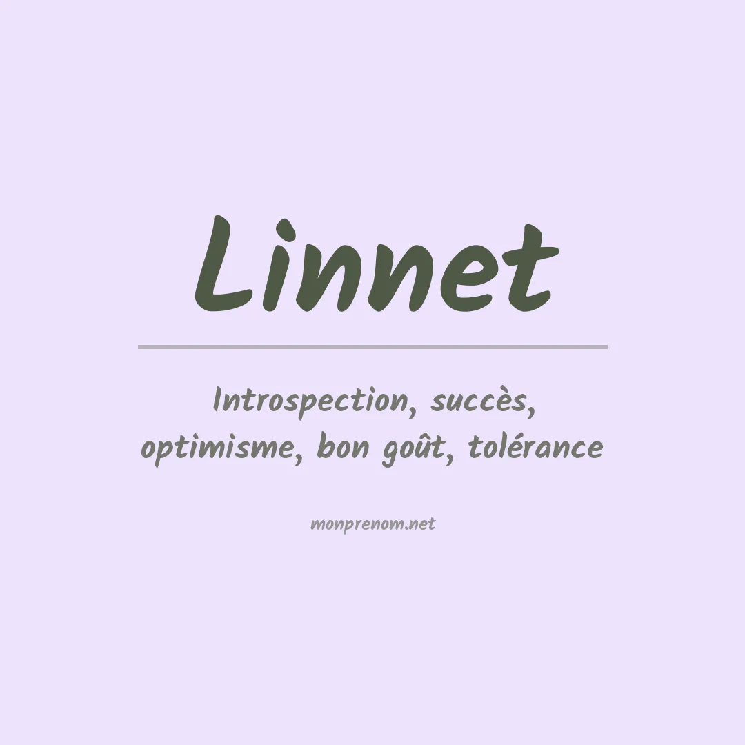 Signification du Prénom Linnet Signification du Prénom Linnet