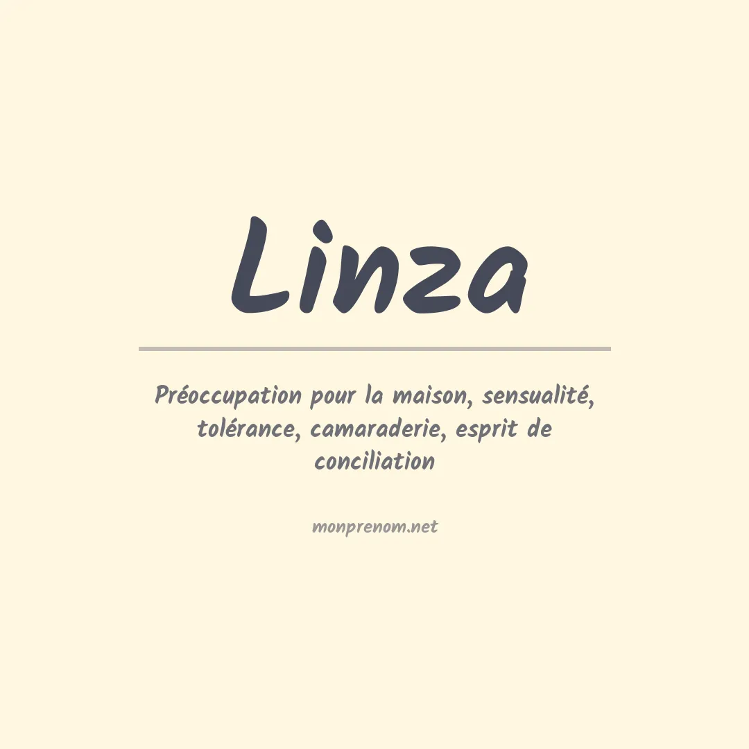 Signification du Prénom Linza