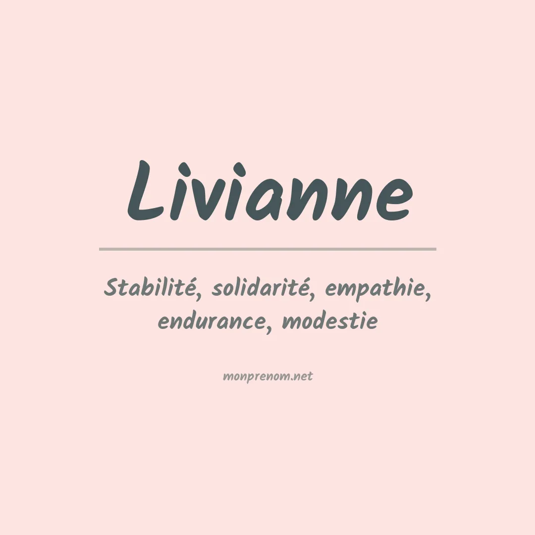 Signification du Prénom Livianne