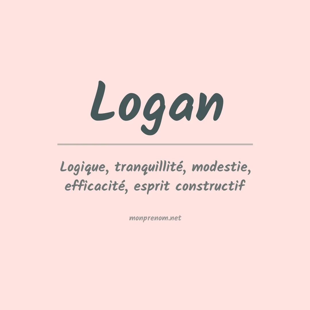 Signification du Prénom Logan