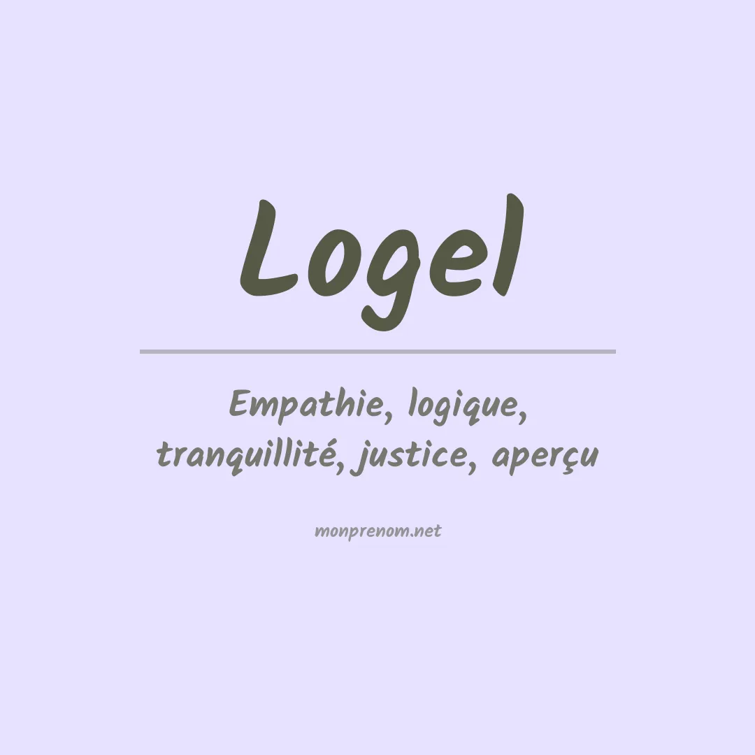 Signification du Prénom Logel