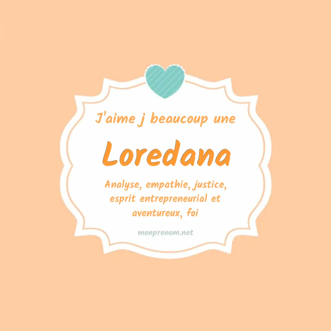 j'aime beaucoup Loredana