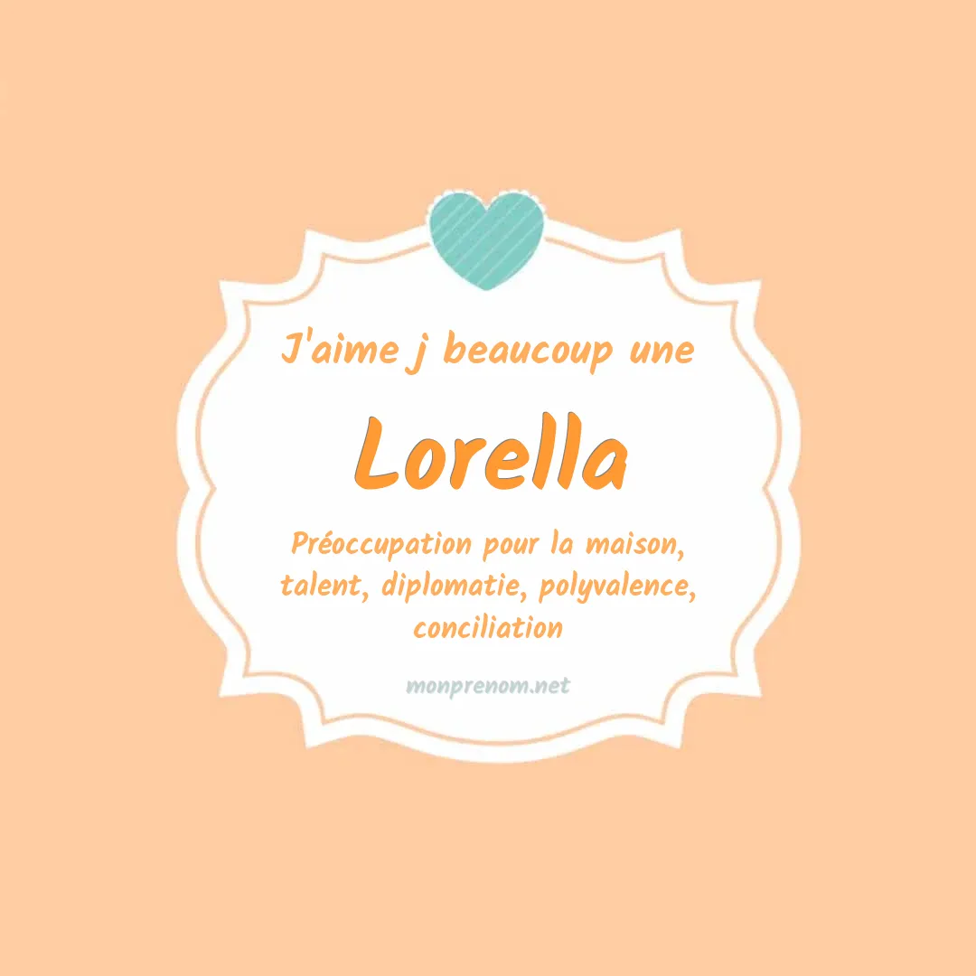 j'aime beaucoup Lorella