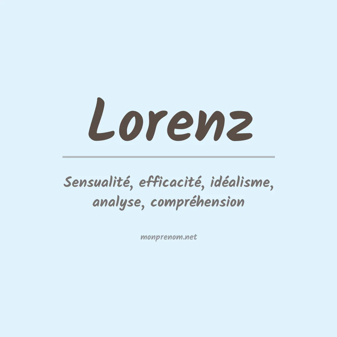 Signification du Prénom Lorenz