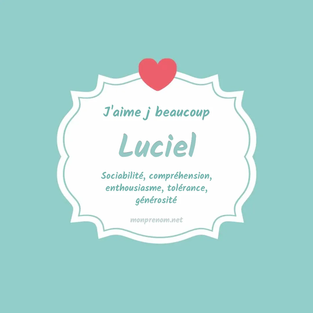j'aime beaucoup Luciel
