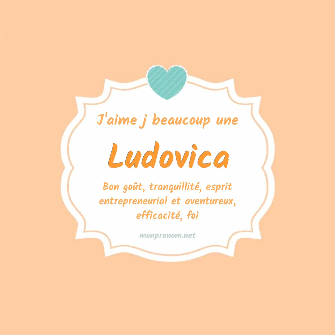 j'aime beaucoup Ludovica