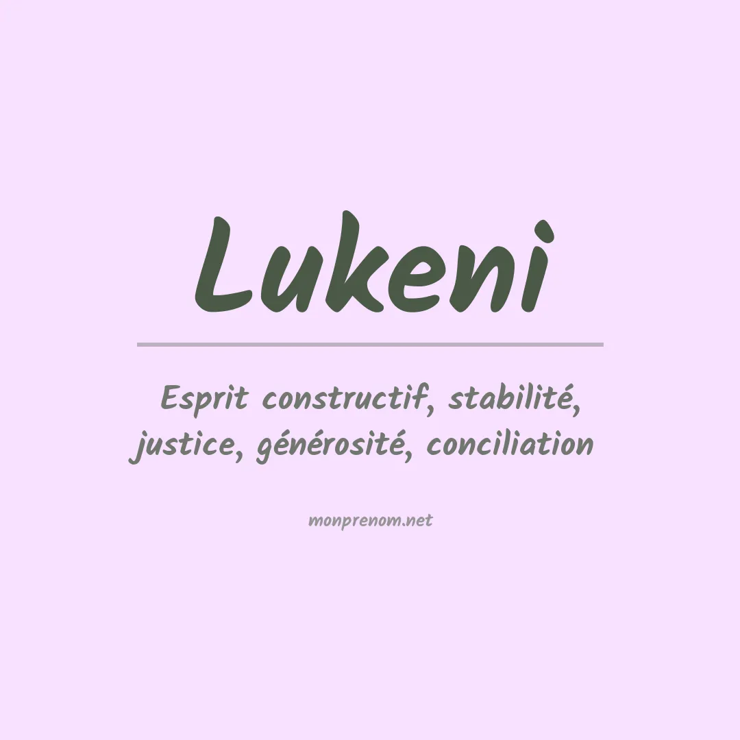 Signification du Prénom Lukeni Signification du Prénom Lukeni