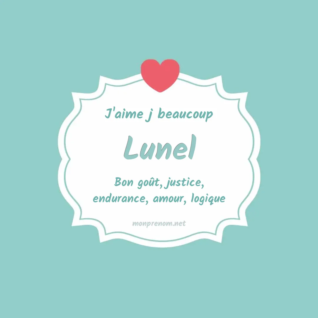 j'aime beaucoup Lunel