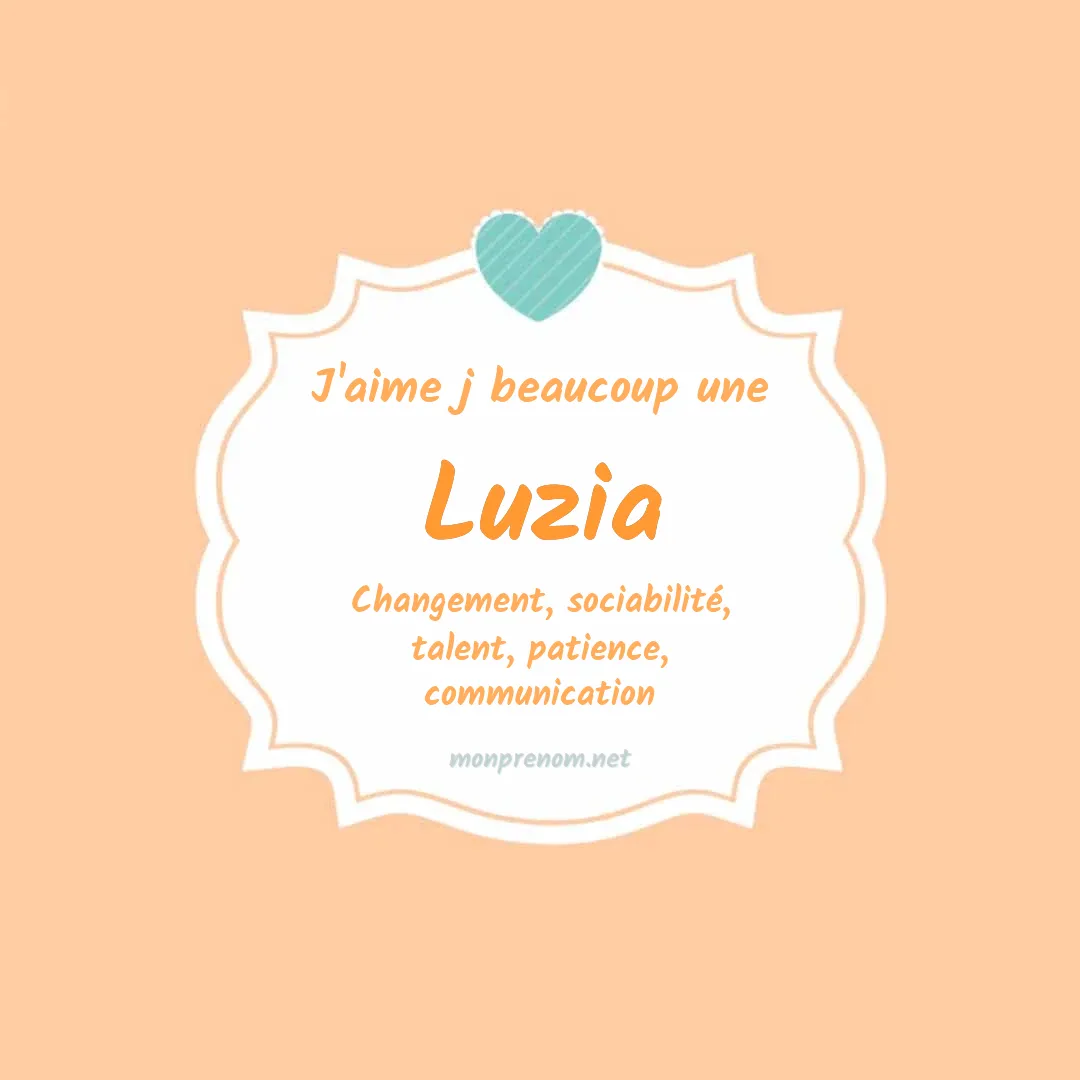 j'aime beaucoup Luzia