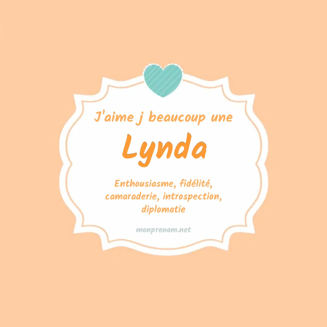 j'aime beaucoup Lynda