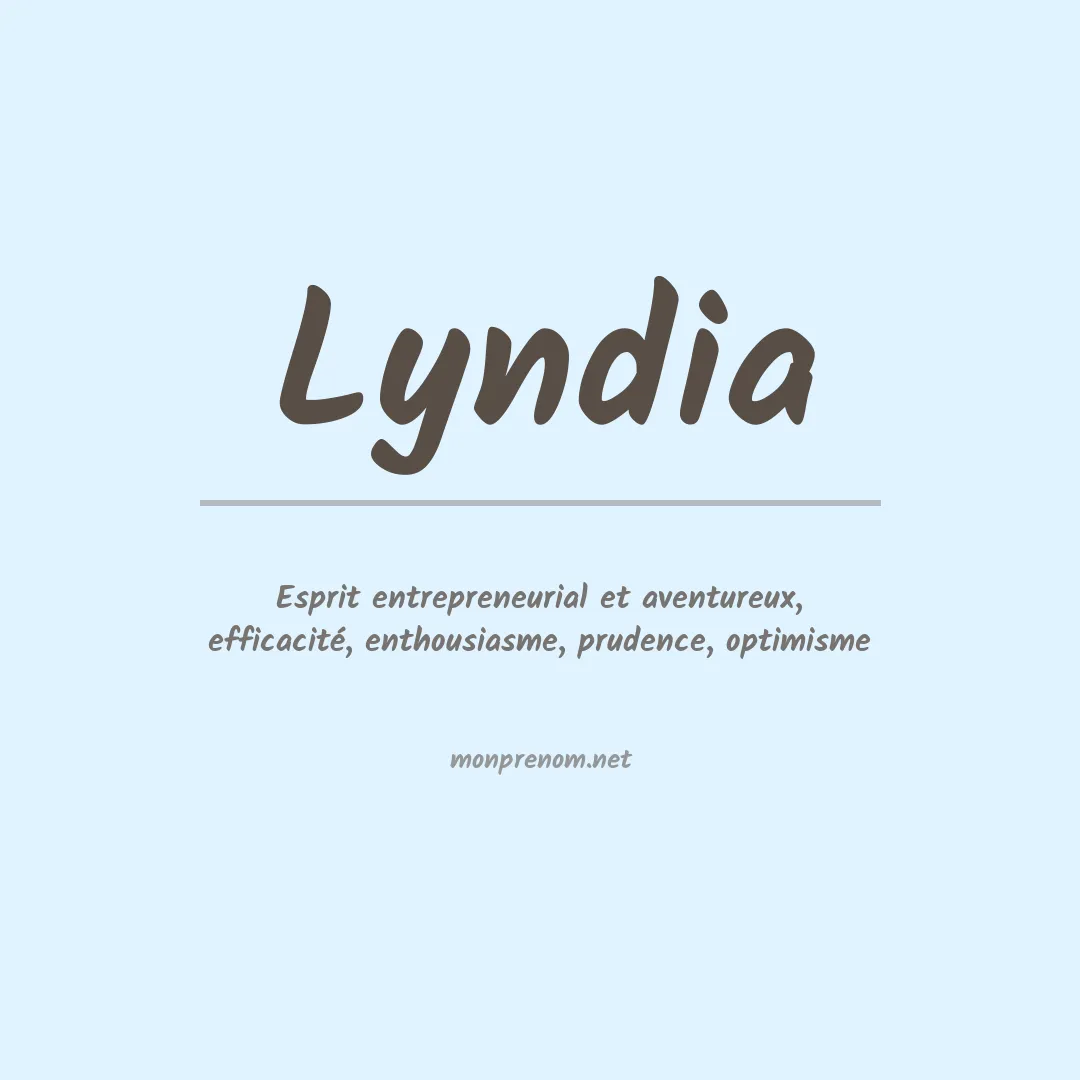 Signification du Prénom Lyndia Signification du Prénom Lyndia