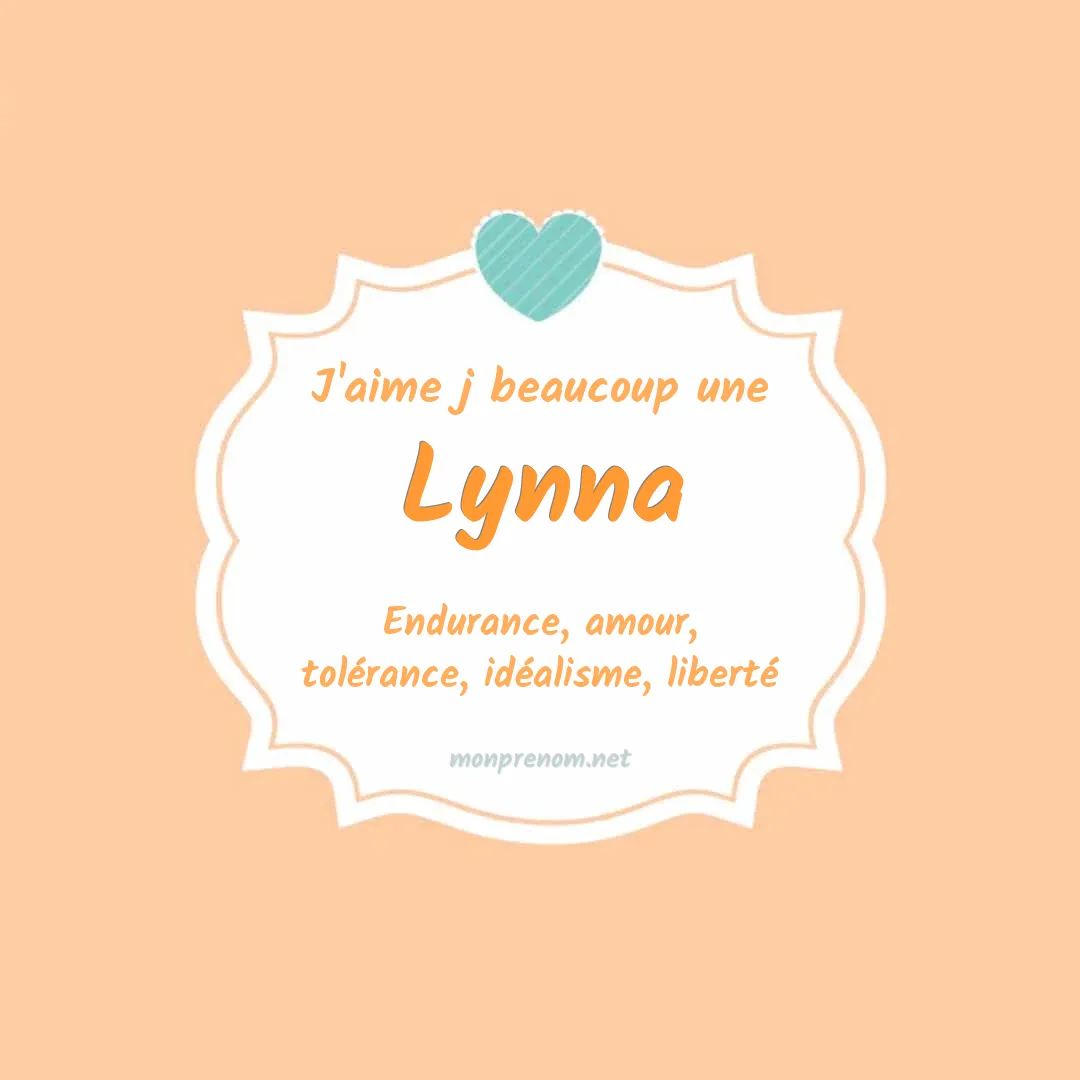 j'aime beaucoup Lynna
