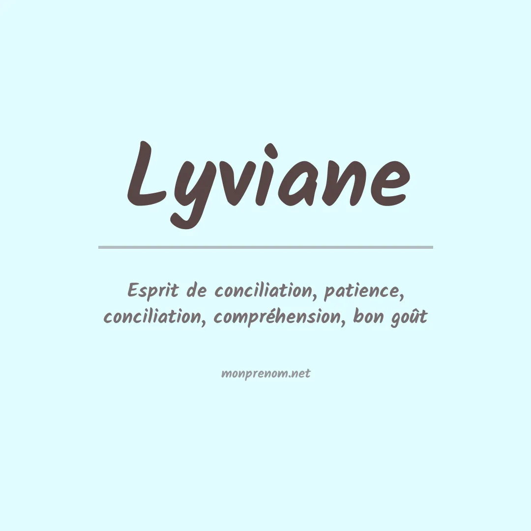 Signification du Prénom Lyviane Signification du Prénom Lyviane