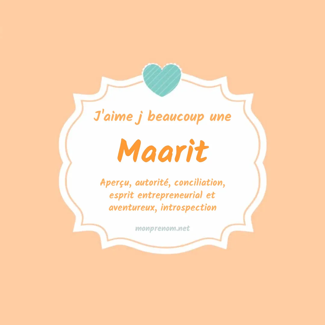 j'aime beaucoup Maarit