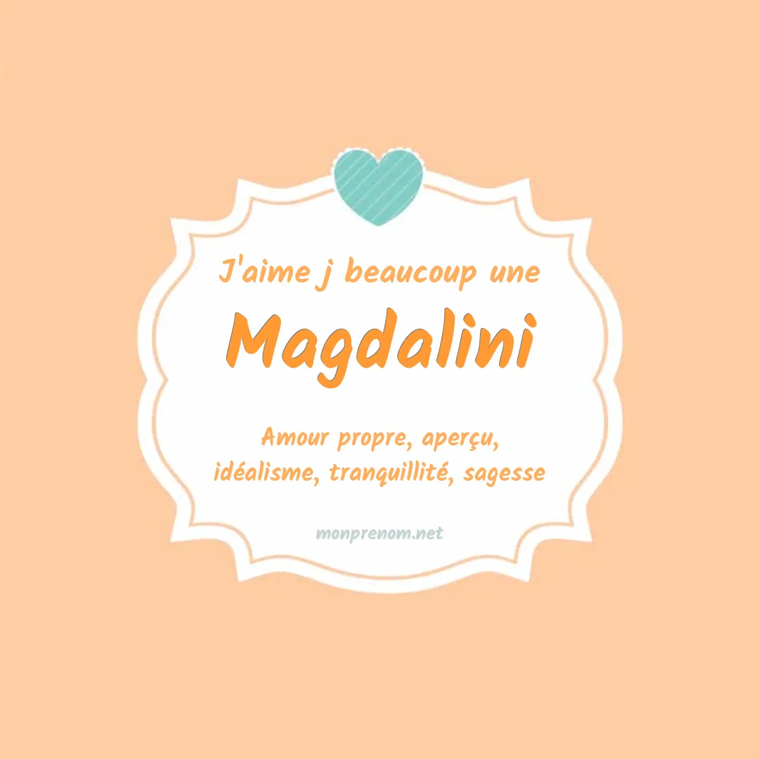 j'aime beaucoup Magdalini