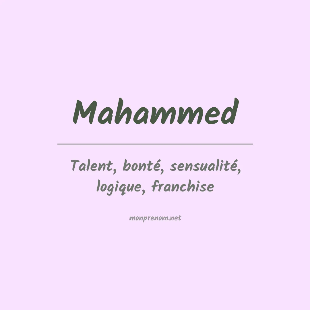 Signification du Prénom Mahammed Signification du Prénom Mahammed