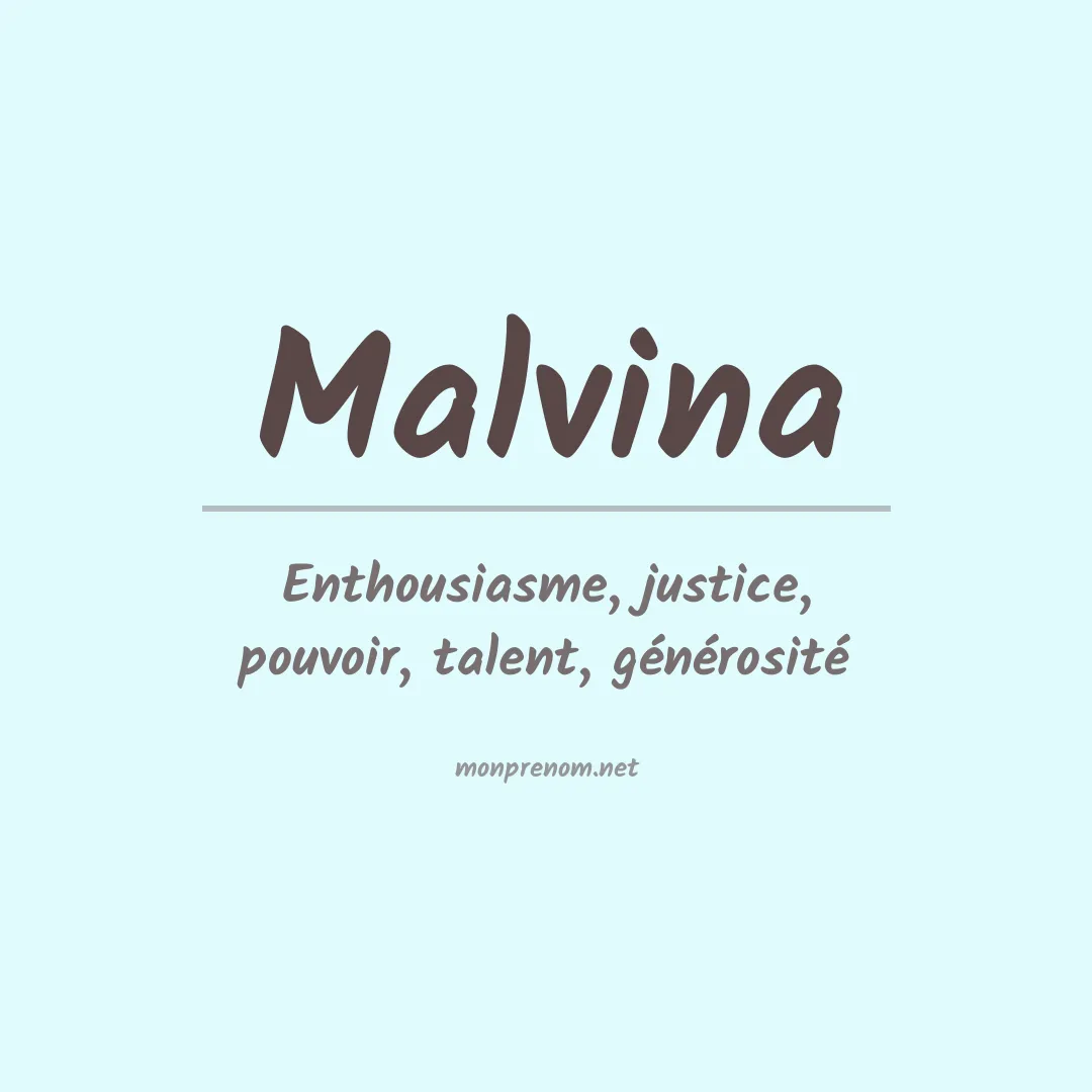 Signification du Prénom Malvina