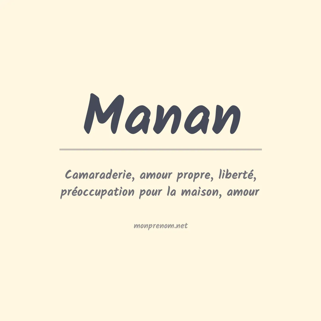 Signification du Prénom Manan Signification du Prénom Manan