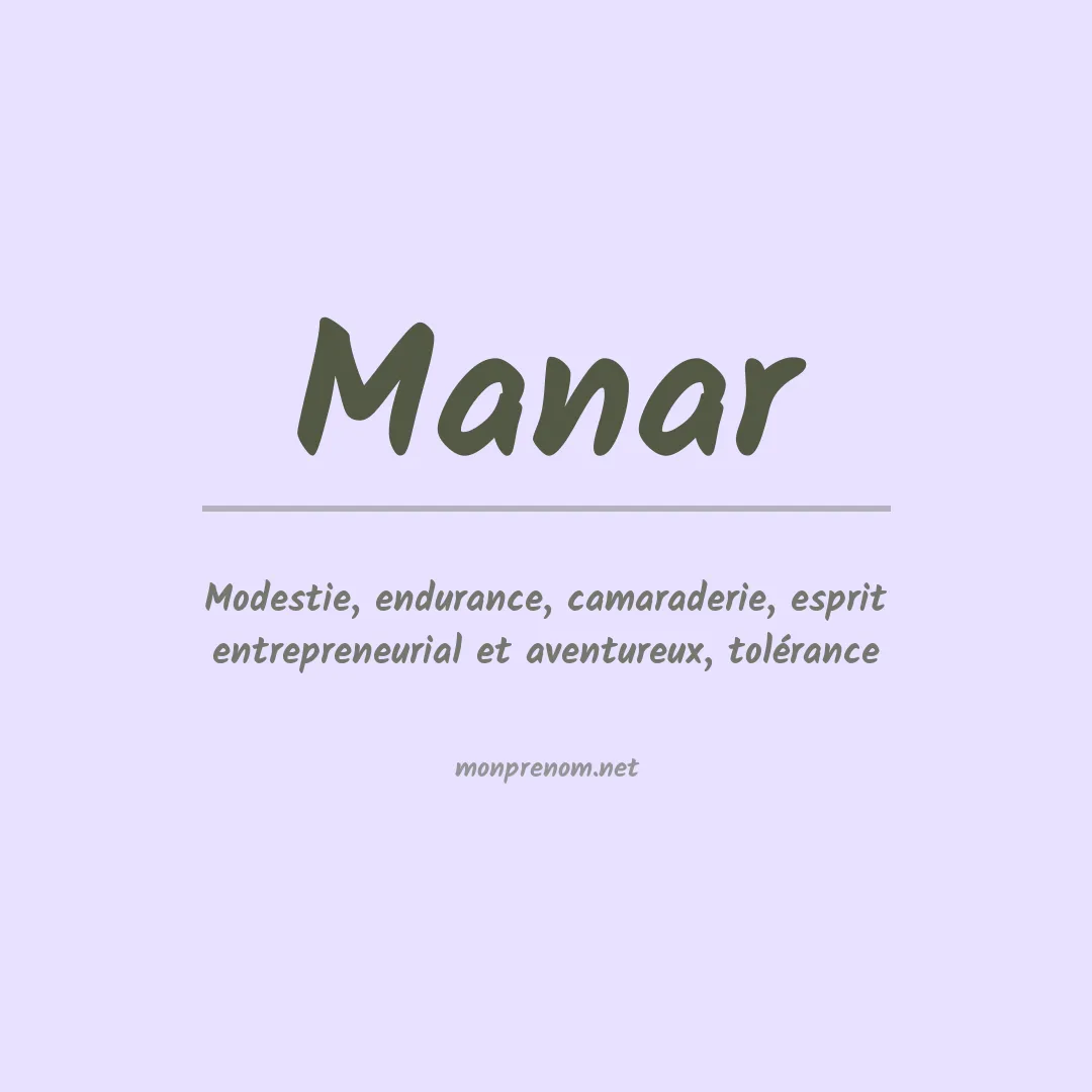 Signification du Prénom Manar Signification du Prénom Manar