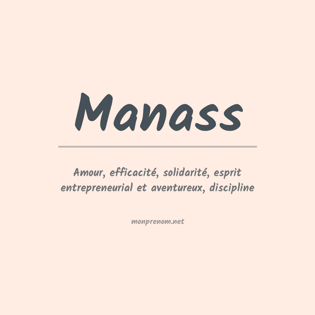 Signification du Prénom Manass Signification du Prénom Manass