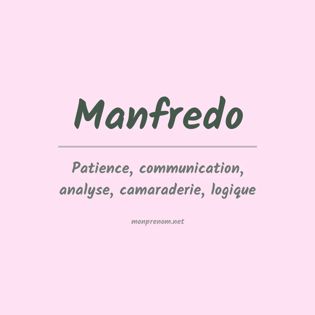 Signification du Prénom Manfredo