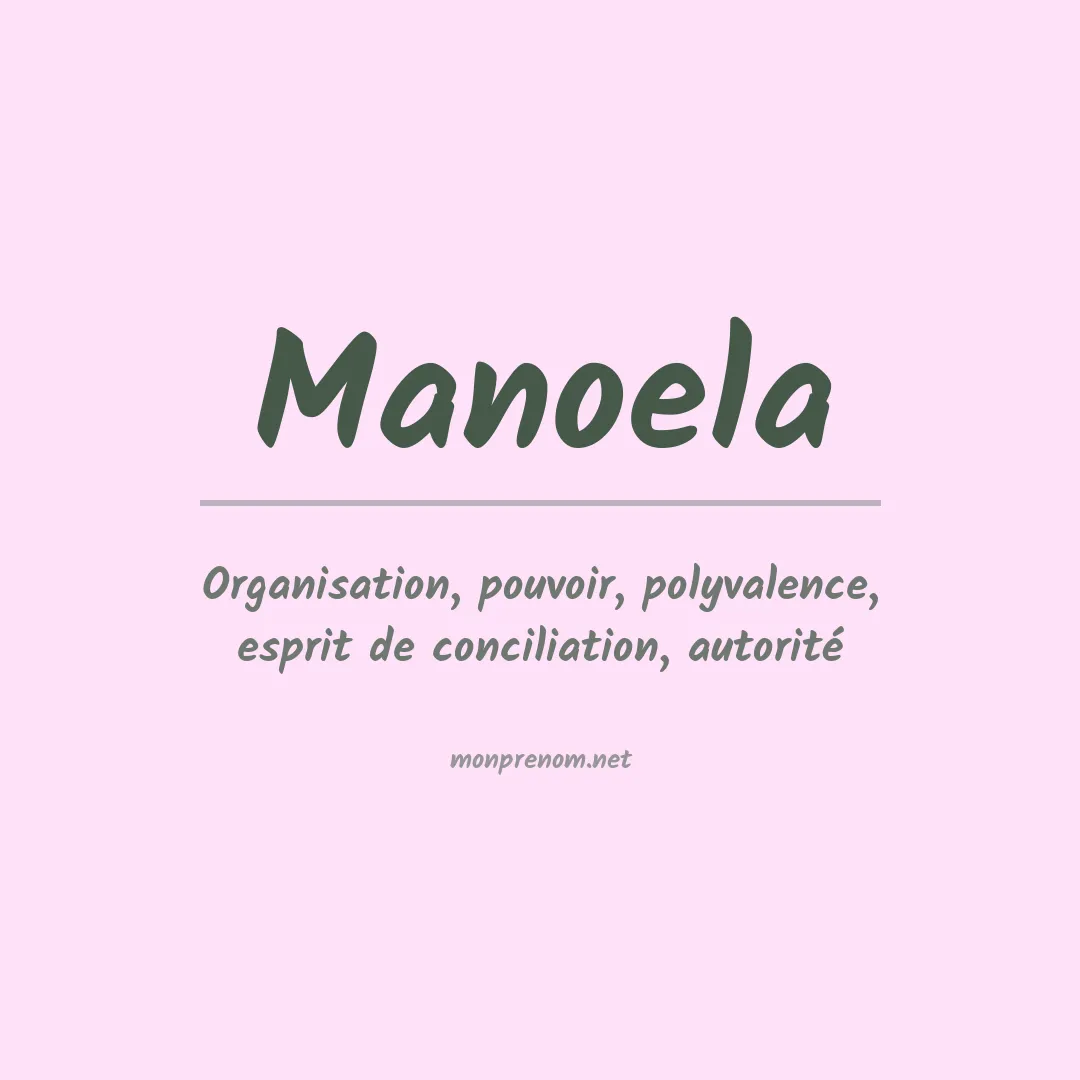Signification du Prénom Manoela